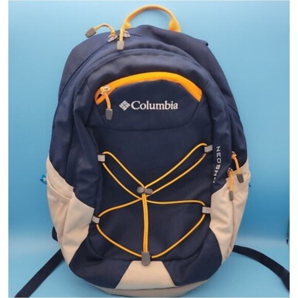 Columbia Neosho Backpack/Book Bag - Blue and Yellow - Picture 1 of 8